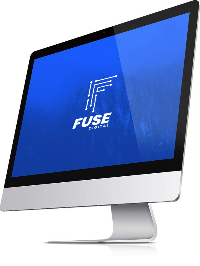 Fuse logo on iMac